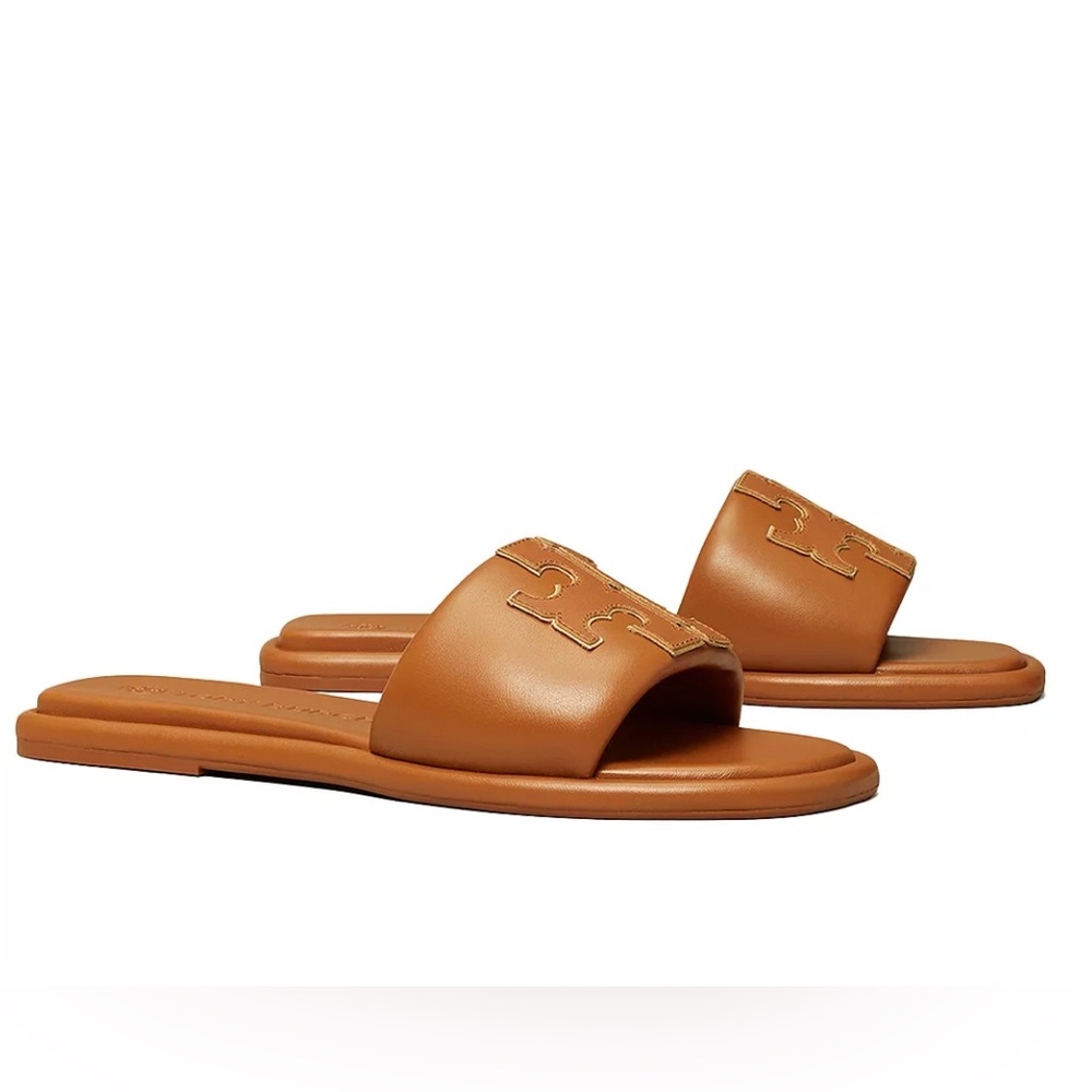 Tory Burch Double T Sport Slide Sandals